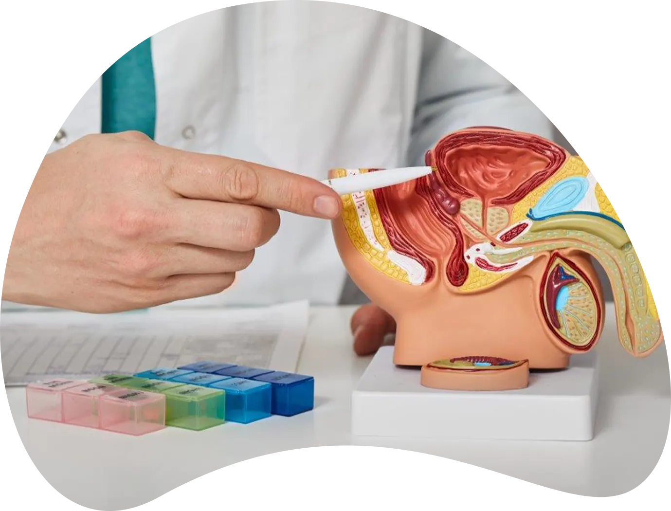 صورة توضيحية لعيادة مسالك بولية